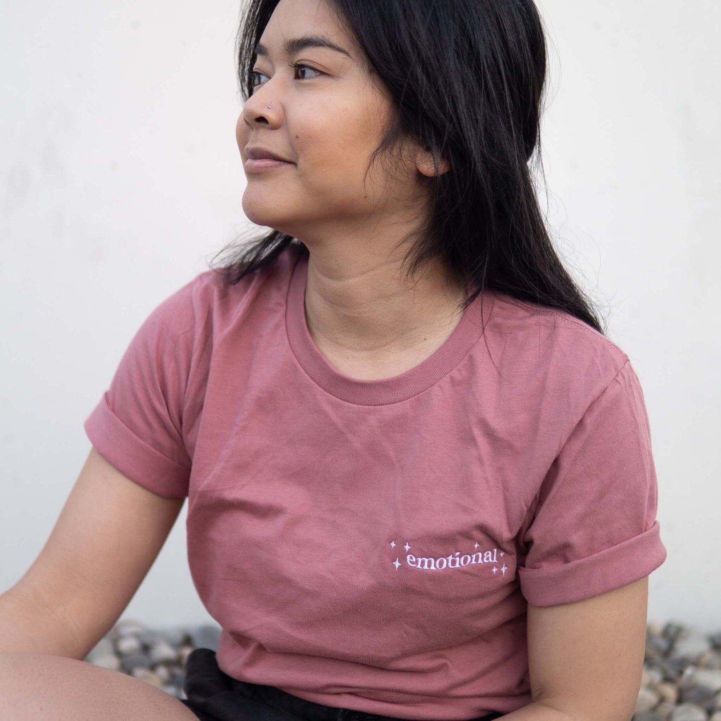 Emotional Embroidered Shirt