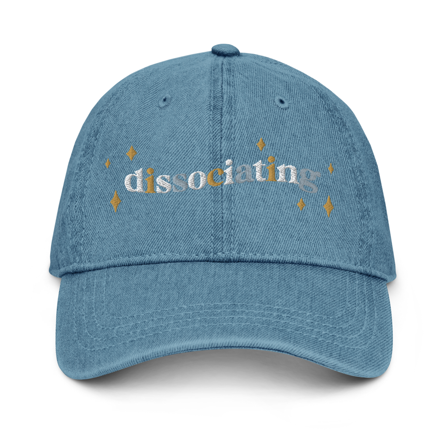 Dissociating Embroidered Hat