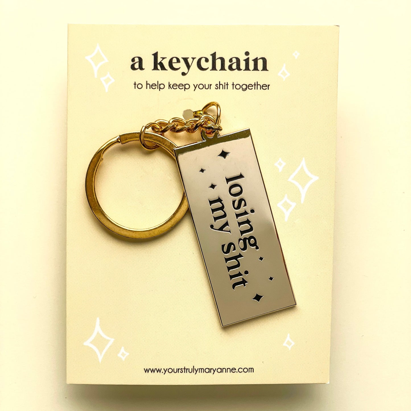 Losing My Shit Keychain