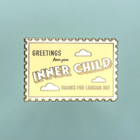 Inner Child Stamp Enamel Pin