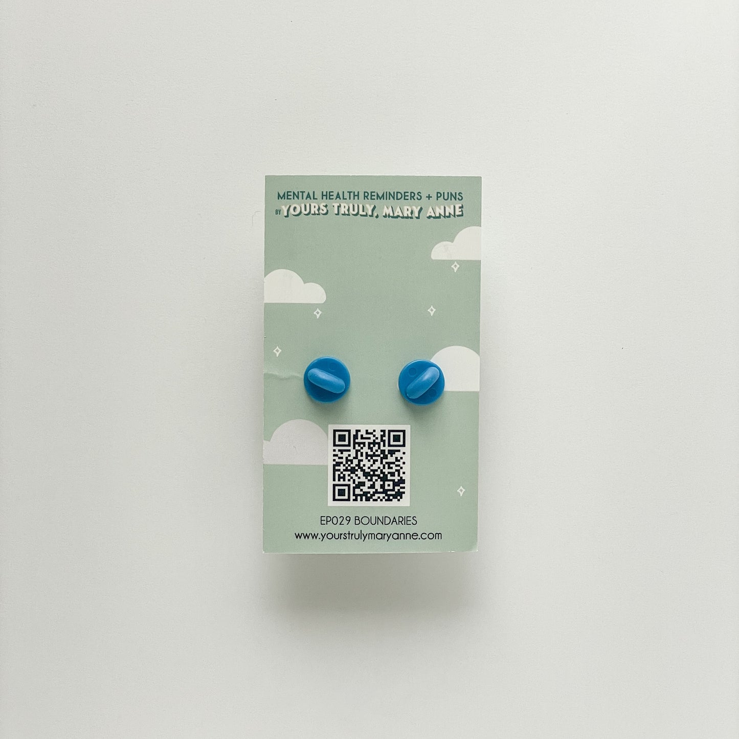 Boundaries Stamp Enamel Pin