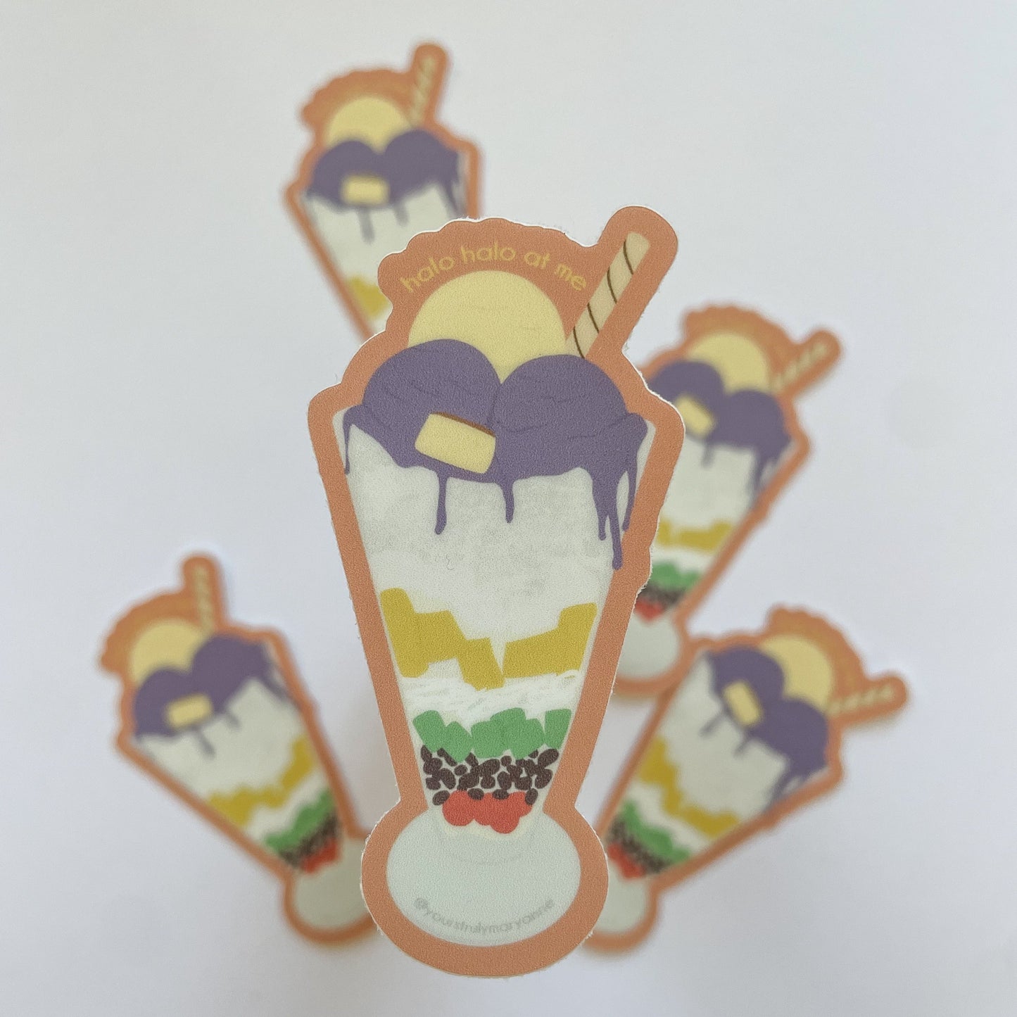 Halo Halo Sticker