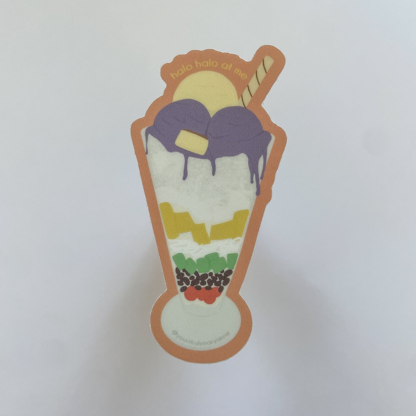 Halo Halo Sticker