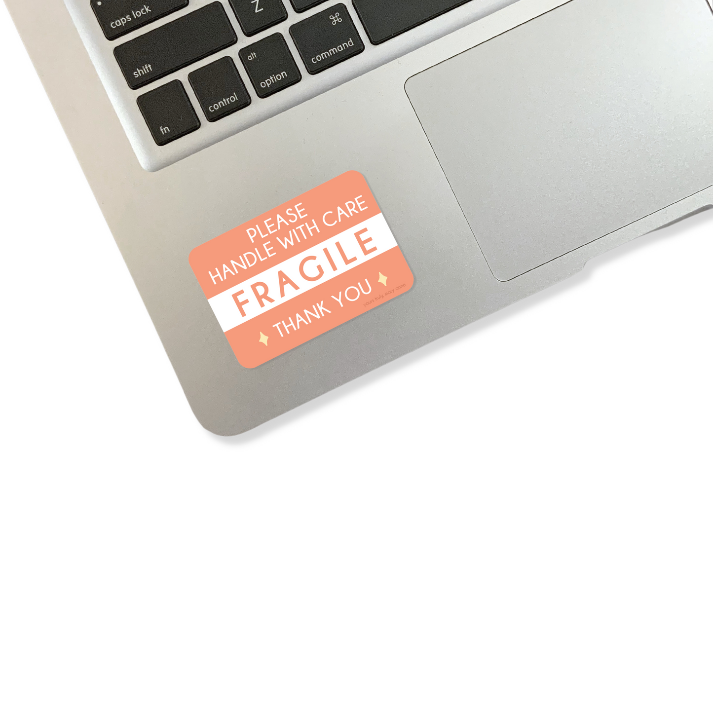Fragile Handle with Care Sticker