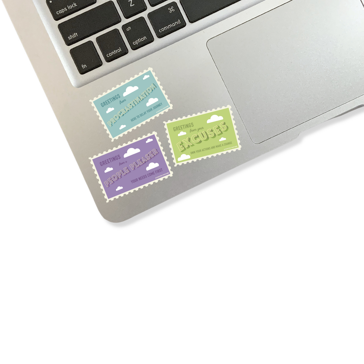 People Pleaser Stamp Sticker