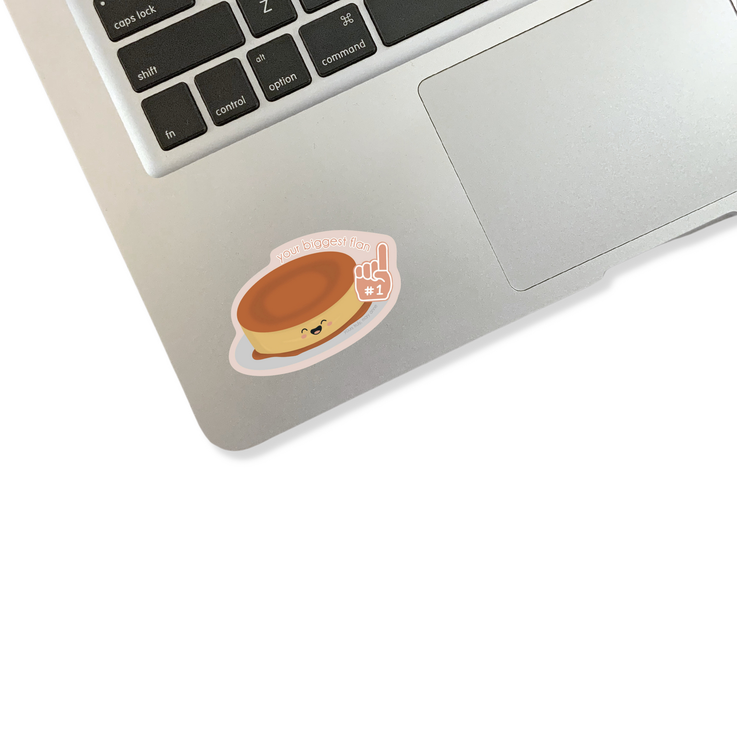 Biggest Flan Sticker
