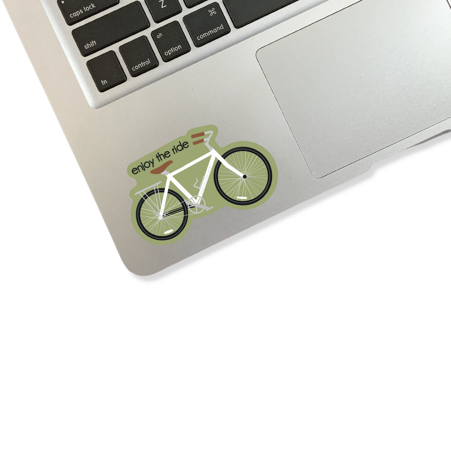 Bicycle Enjoy the Ride Sticker