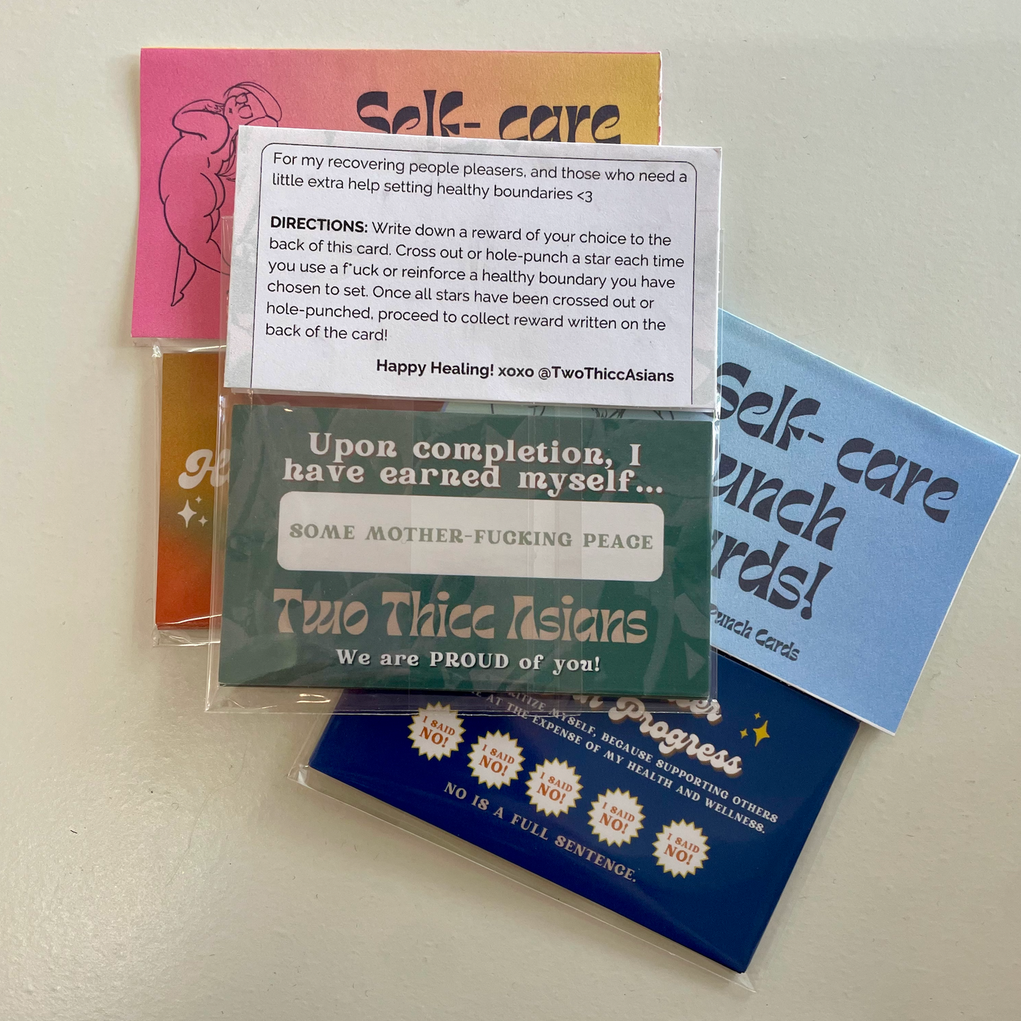 Don't Owe You Shit Punch Cards