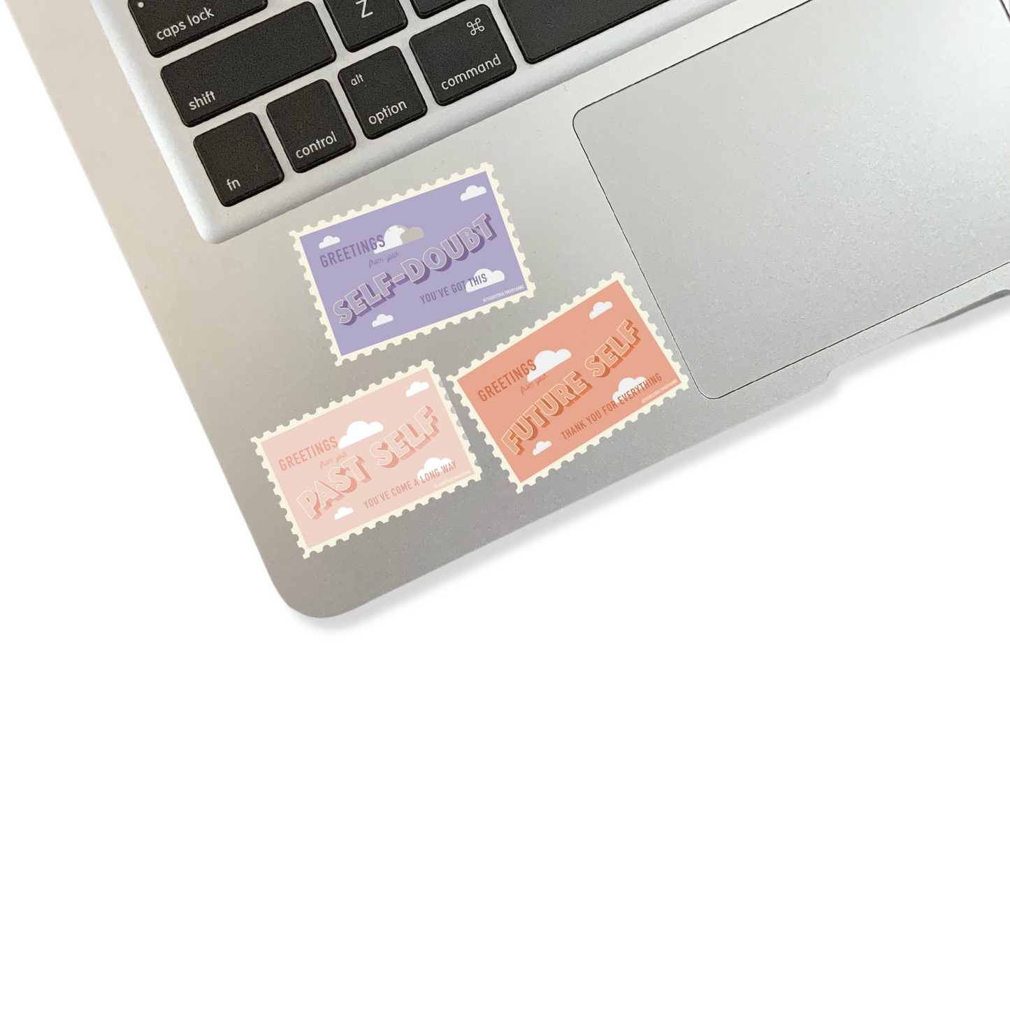 Past Self Stamp Sticker