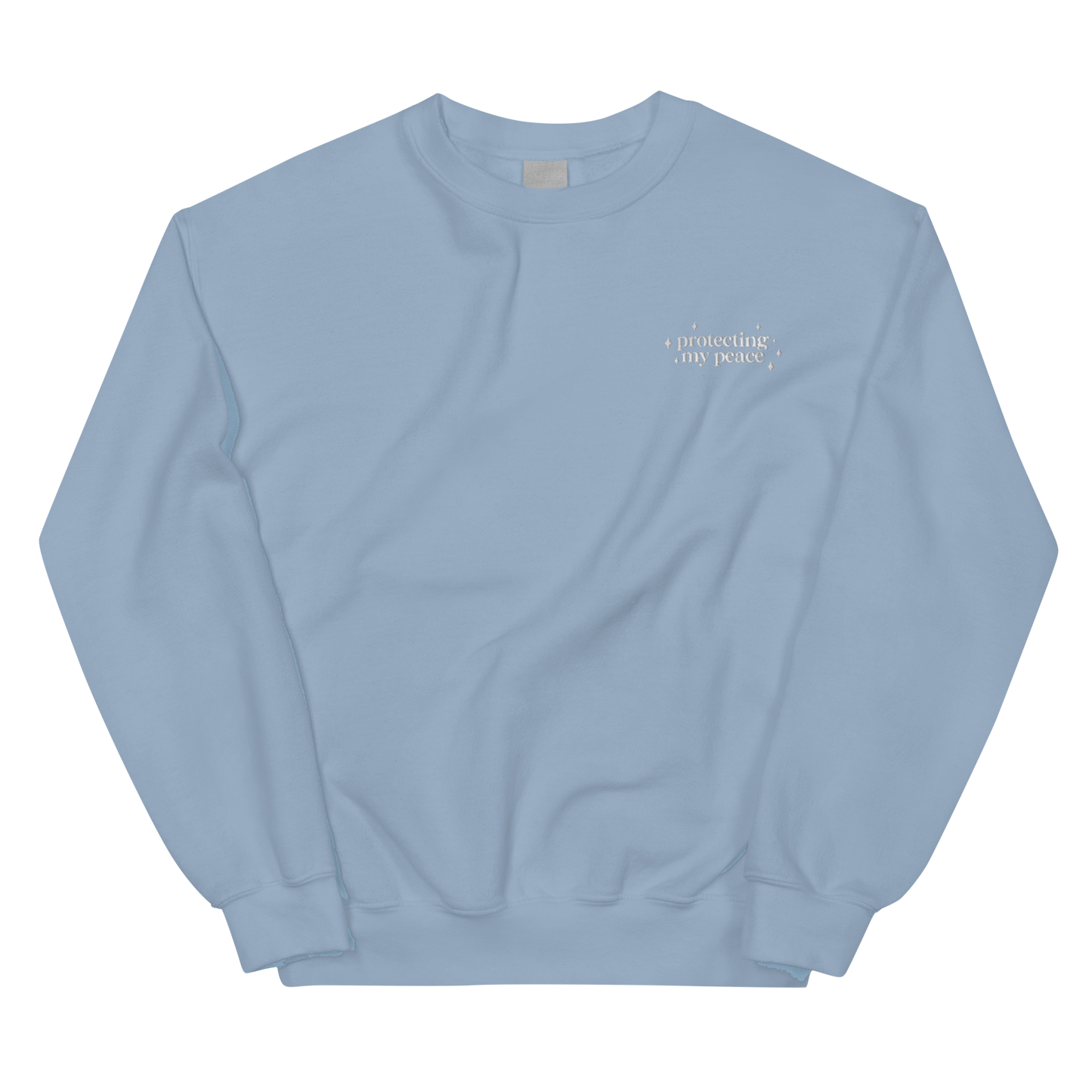 Protecting My Peace Embroidered Crewneck Sweatshirt