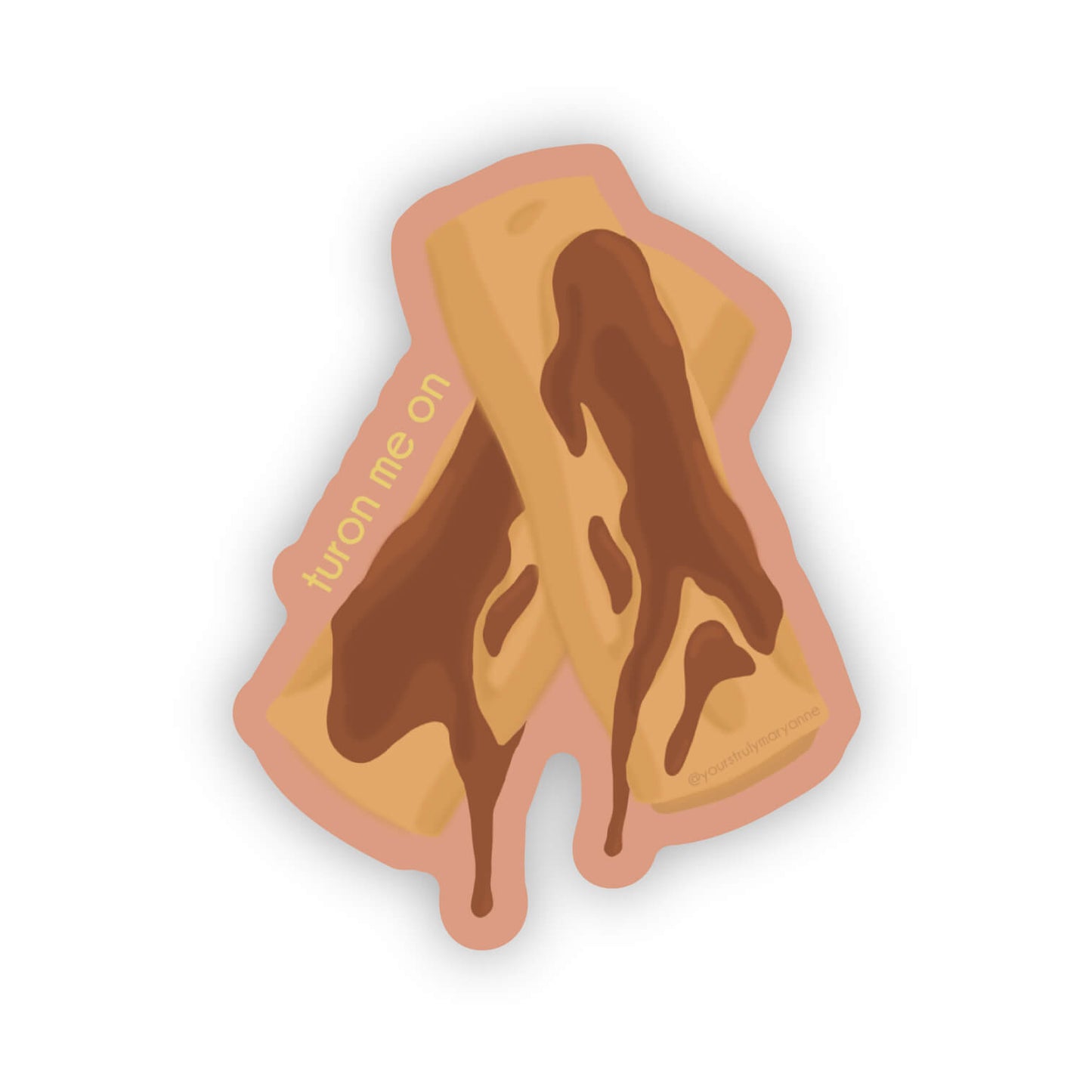 Turon Me On Sticker