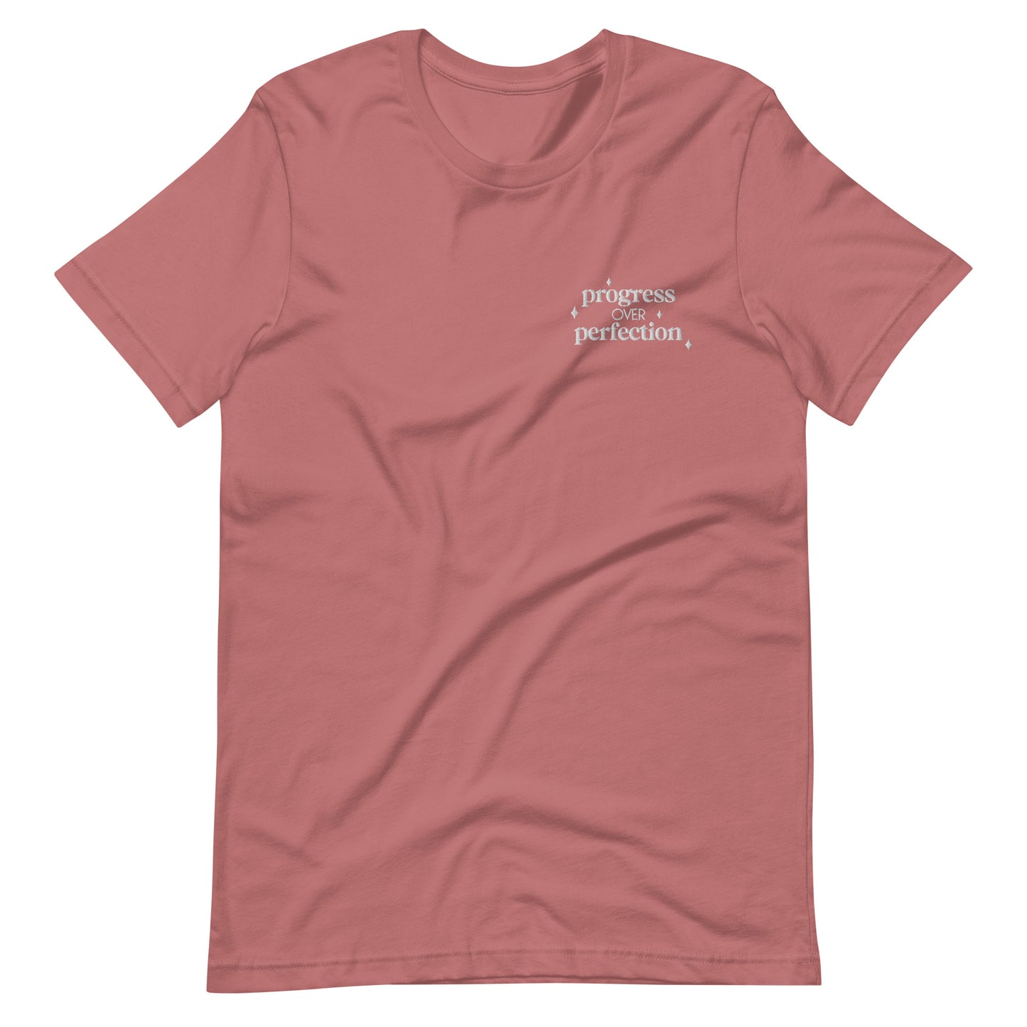 Progress over Perfection Embroidered Shirt