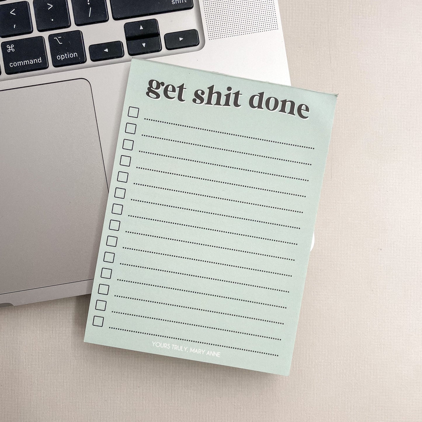 Get Shit Done Notepad