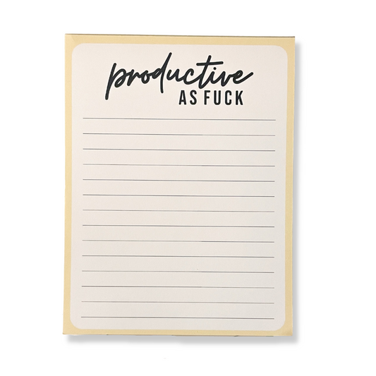 Productive as Fuck Notepad