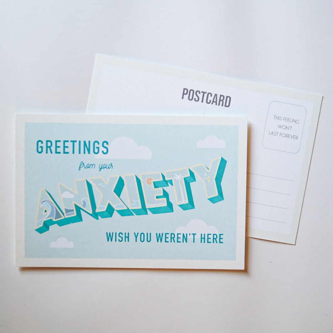 Anxiety Postcard