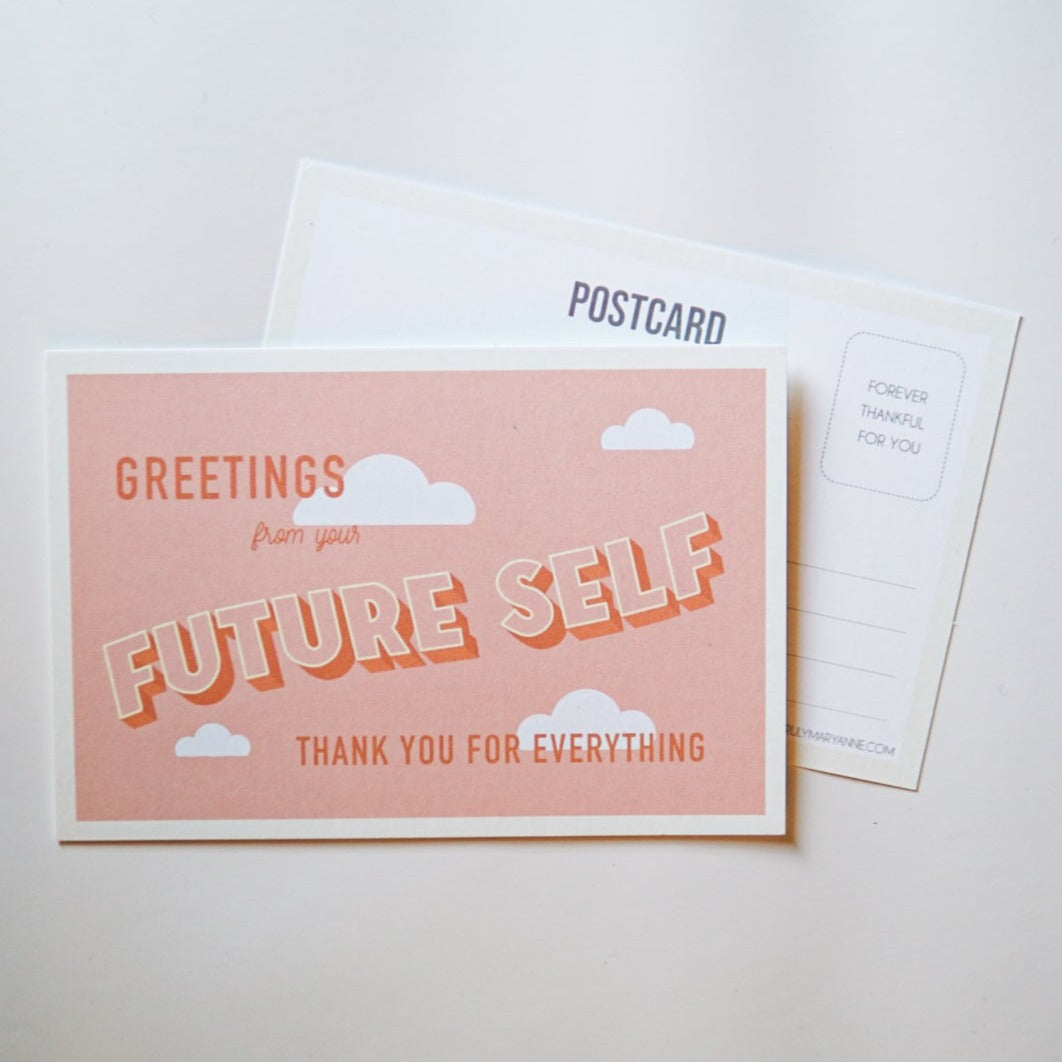 Future Self Postcard