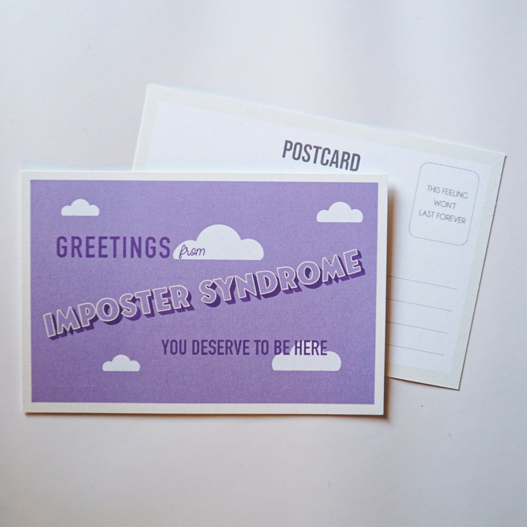 Imposter Syndrome Postcard
