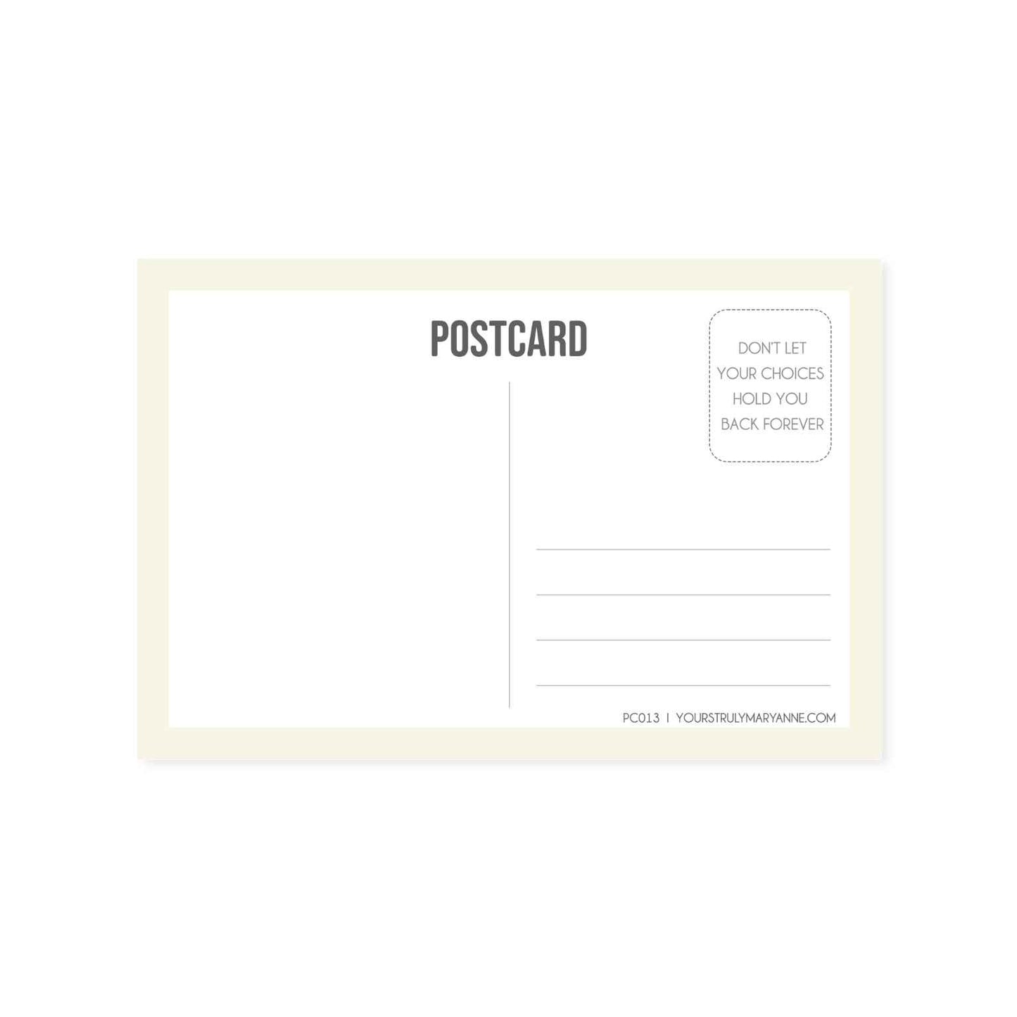 Indecision Postcard