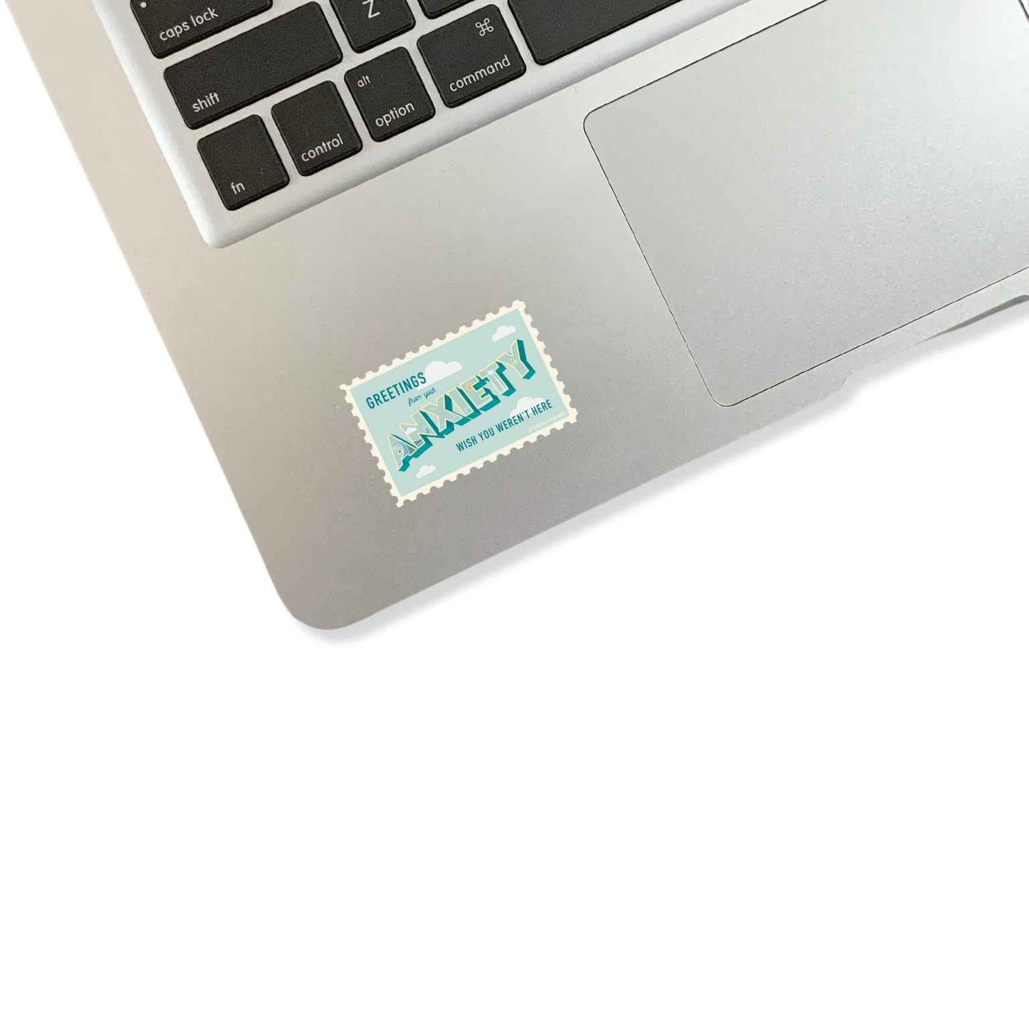 Anxiety Stamp Sticker