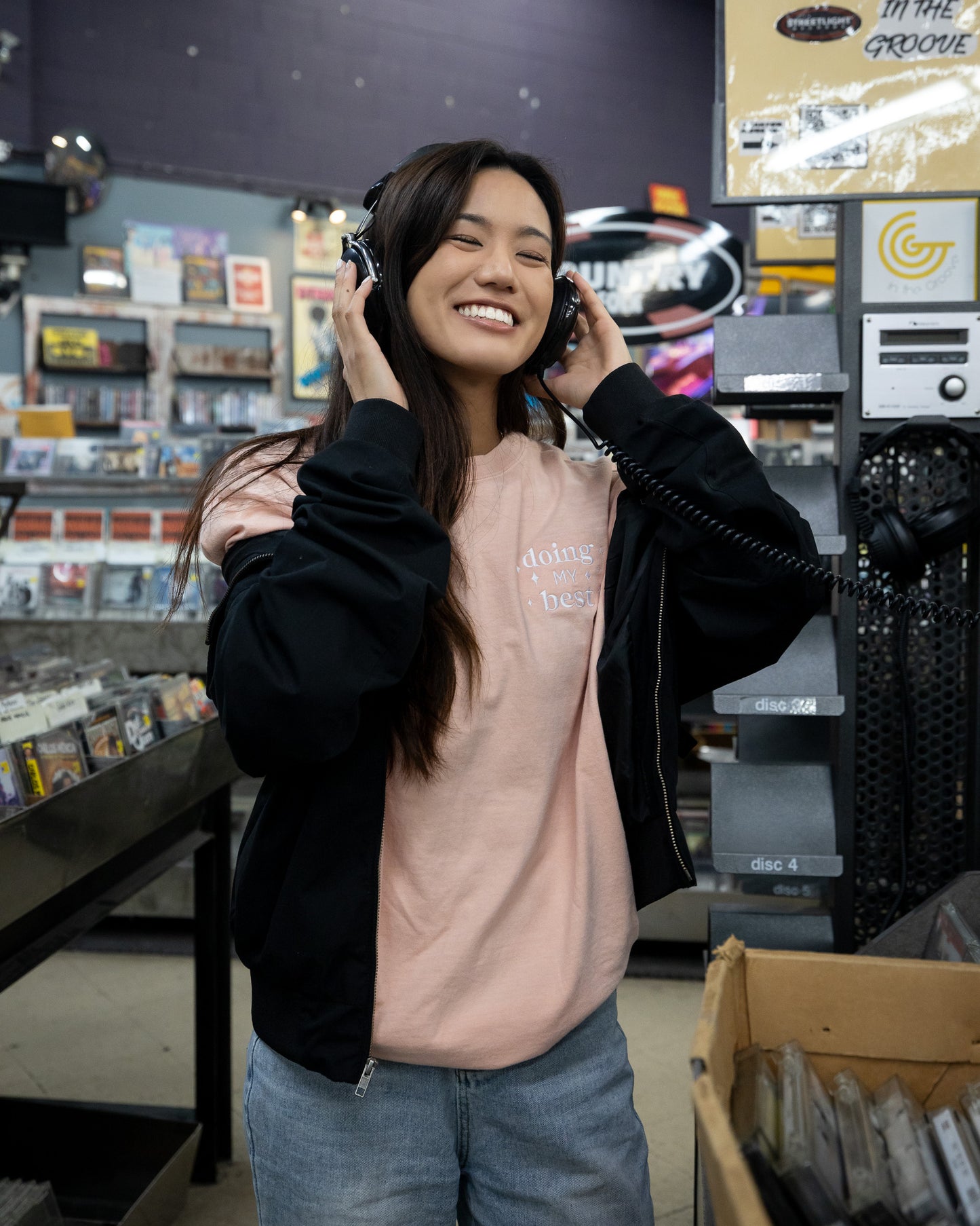 Doing My Best Embroidered Shirt