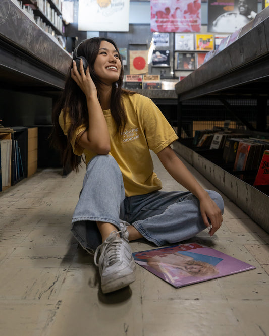 Enjoying Every Moment Embroidered Shirt