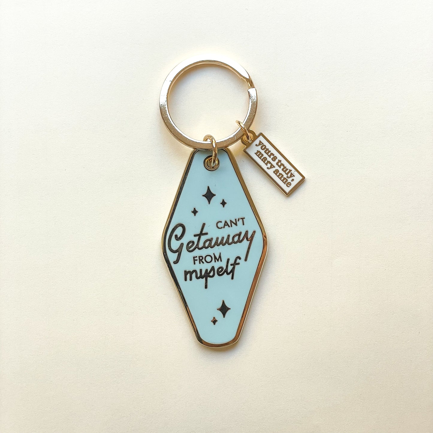 Getaway Retro Motel Keychain