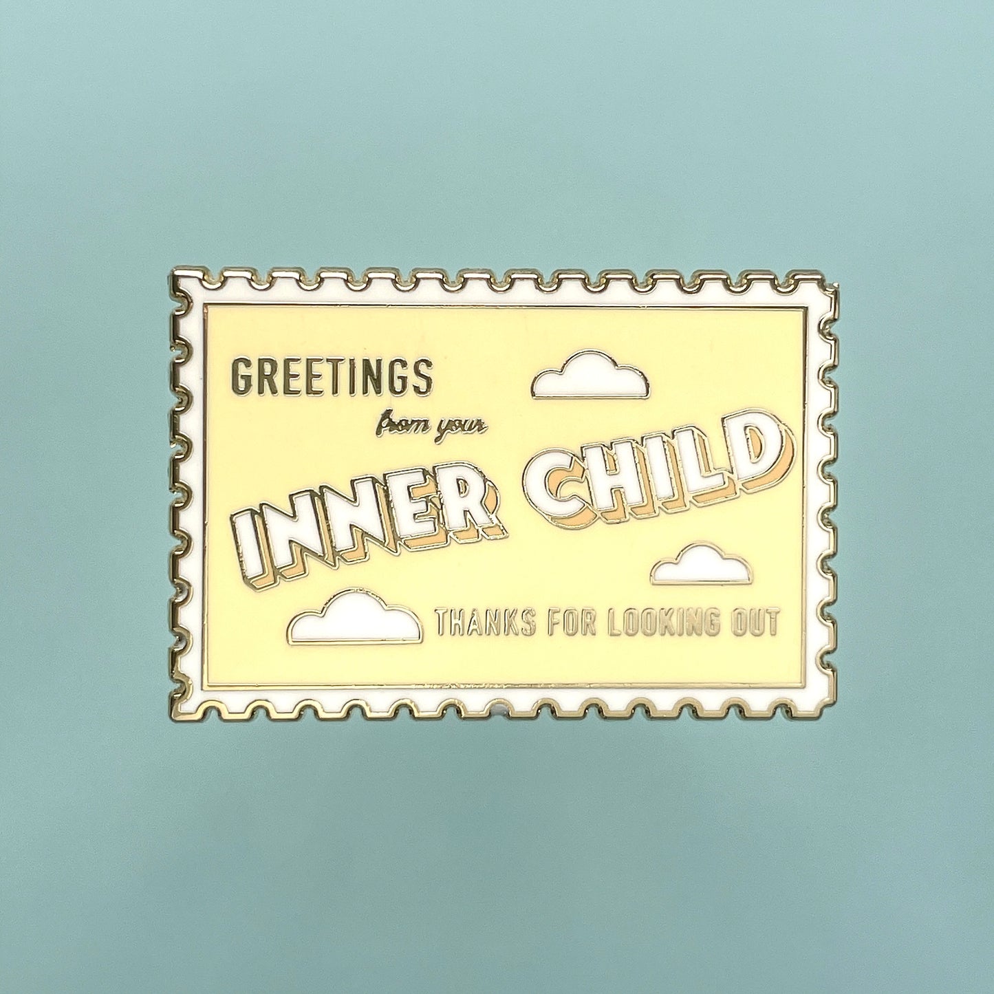 Inner Child Stamp Enamel Pin