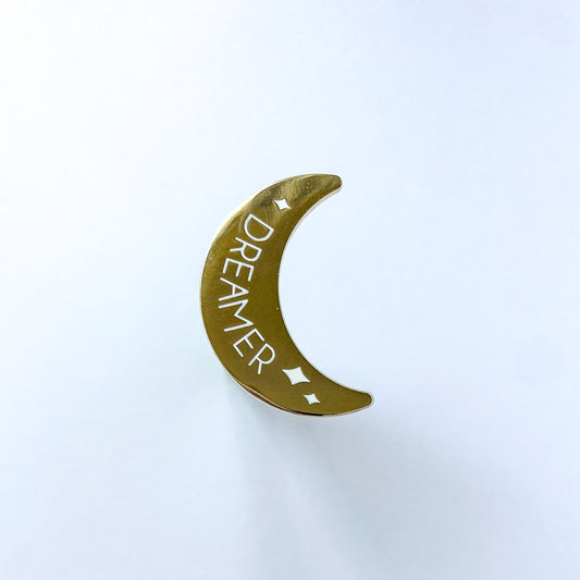Dreamer Moon Enamel Pin