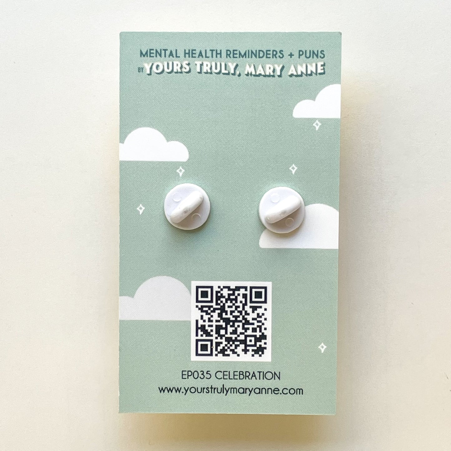 Celebration Stamp Enamel Pin