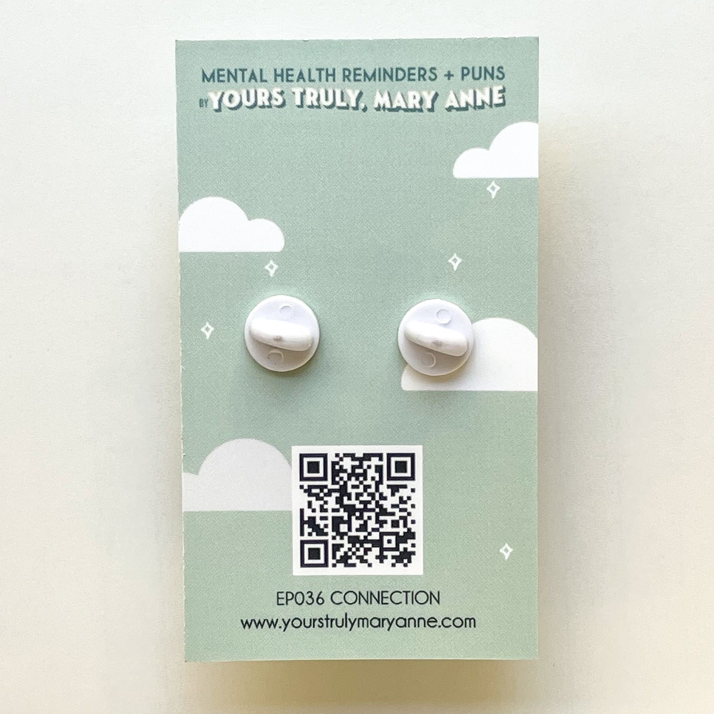 Connection Stamp Enamel Pin