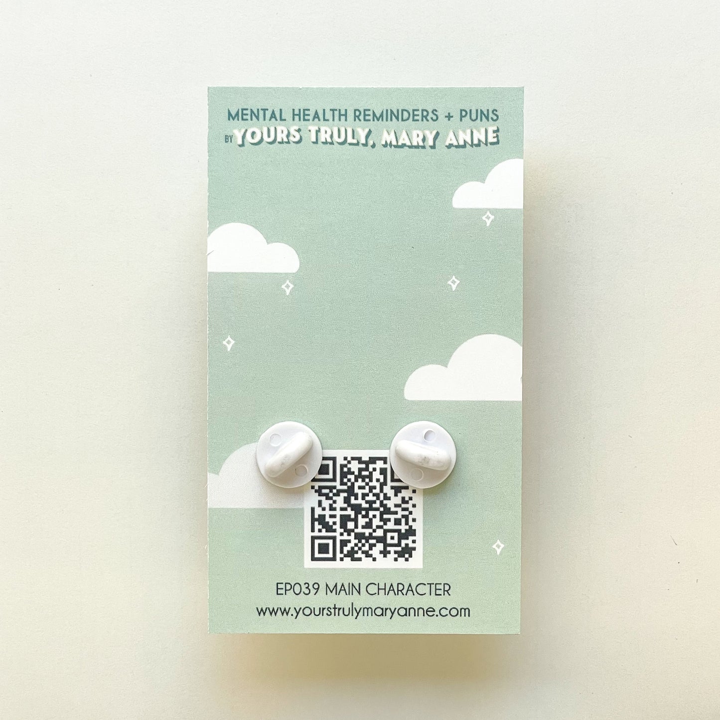 Main Character Controller Enamel Pin