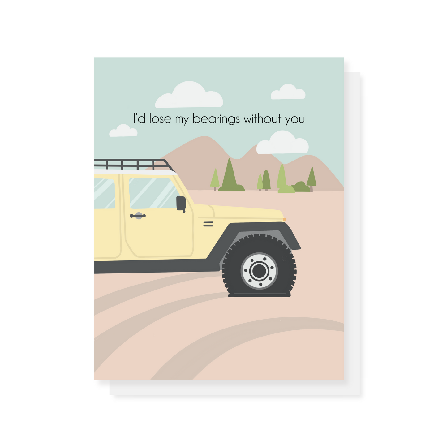 Donut Lose My Bearings Greeting Card