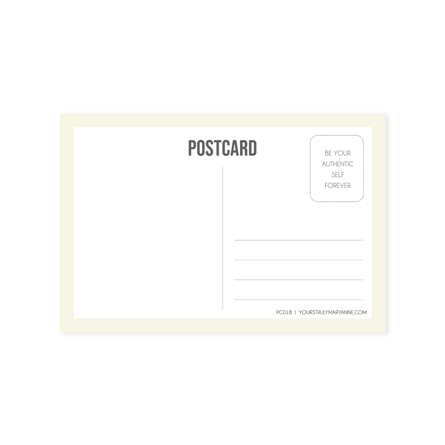 Belonging Postcard