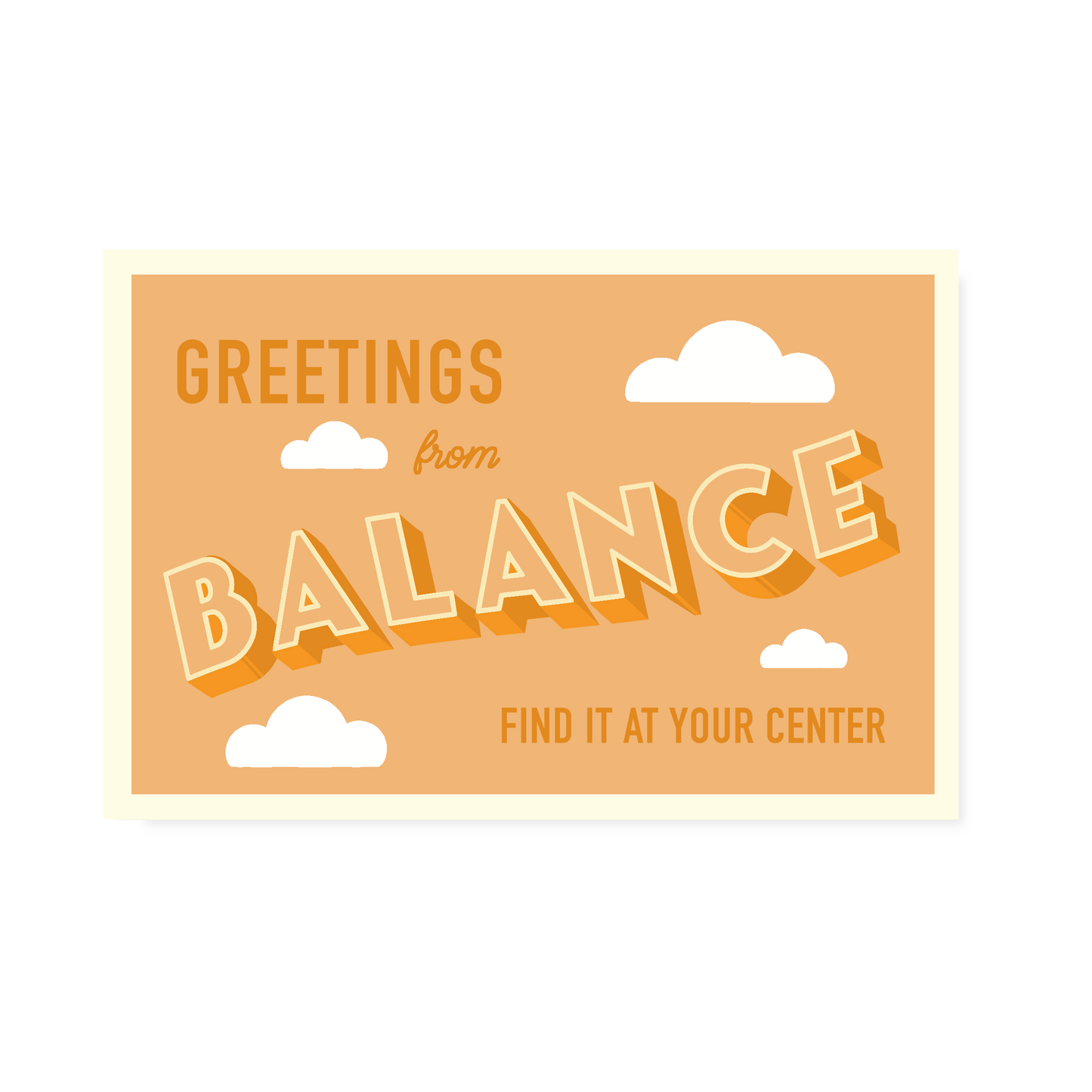 Balance Postcard