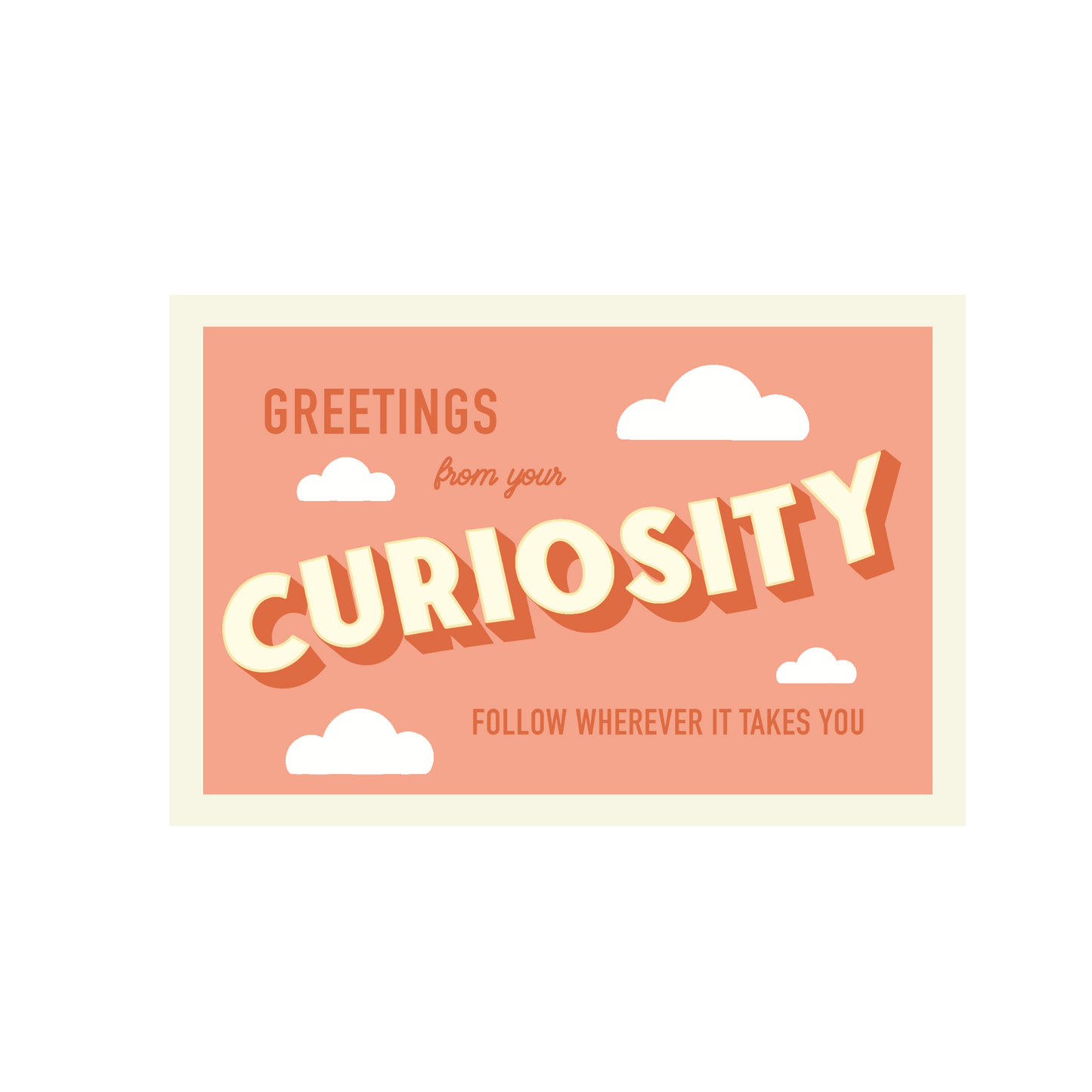 Curiosity Postcard