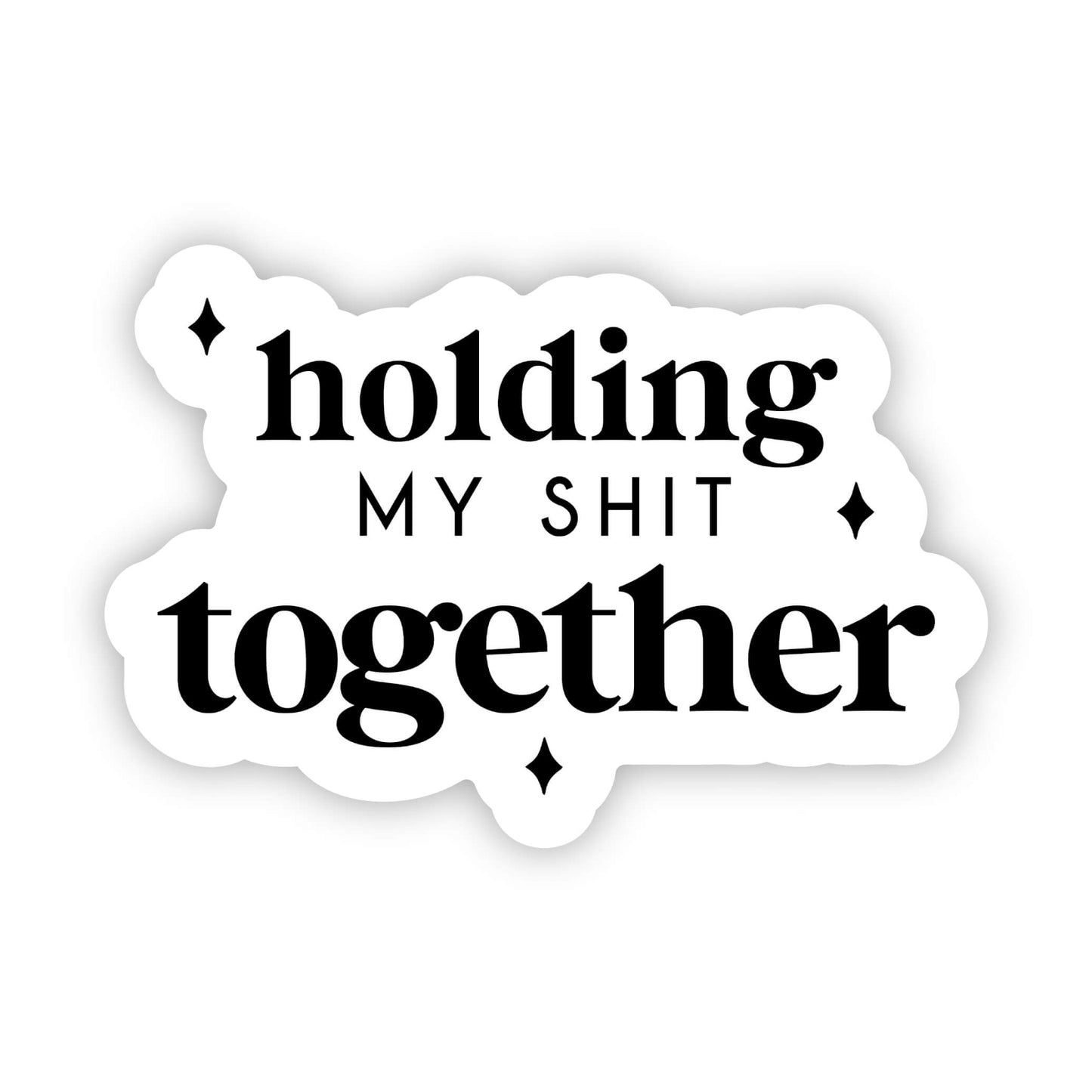 Holding My Shit Together Sticker