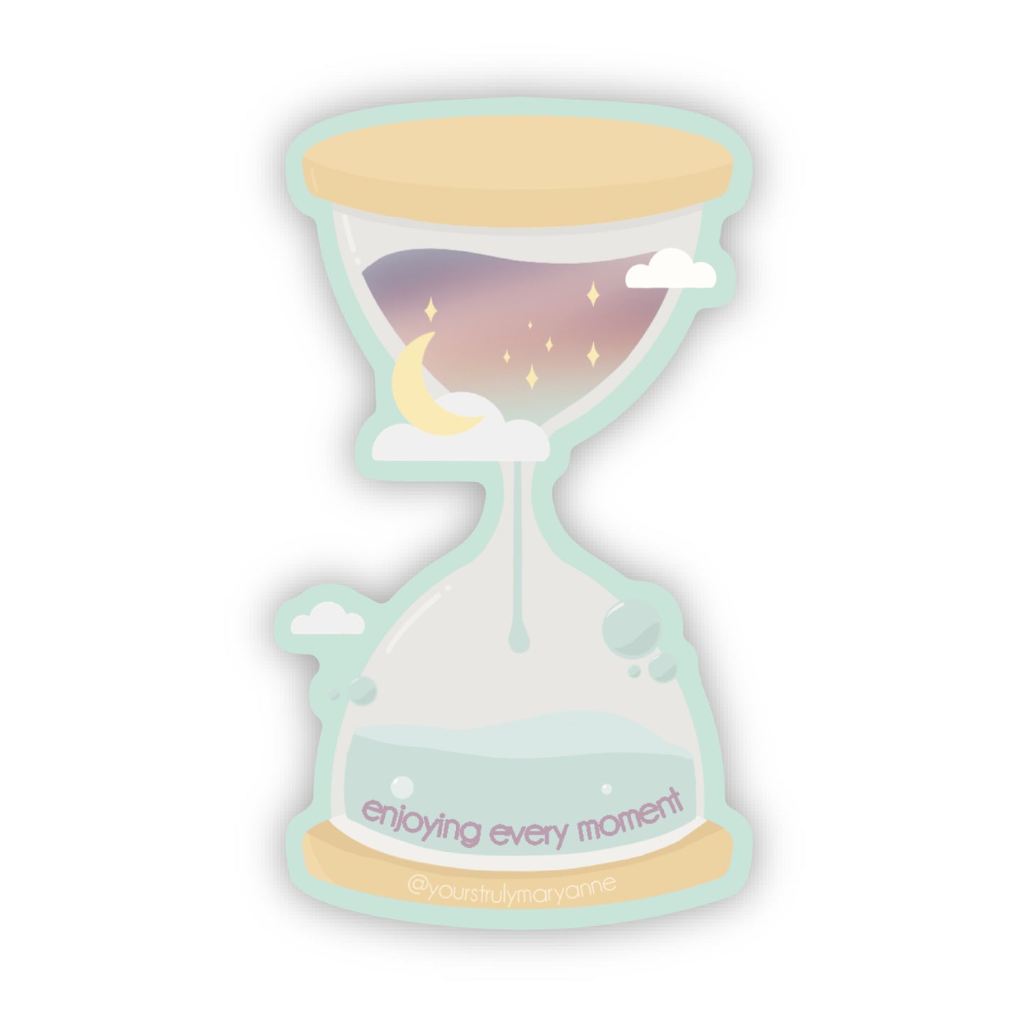 Hourglass Moments Sticker