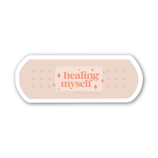 Healing Myself Bandage Sticker