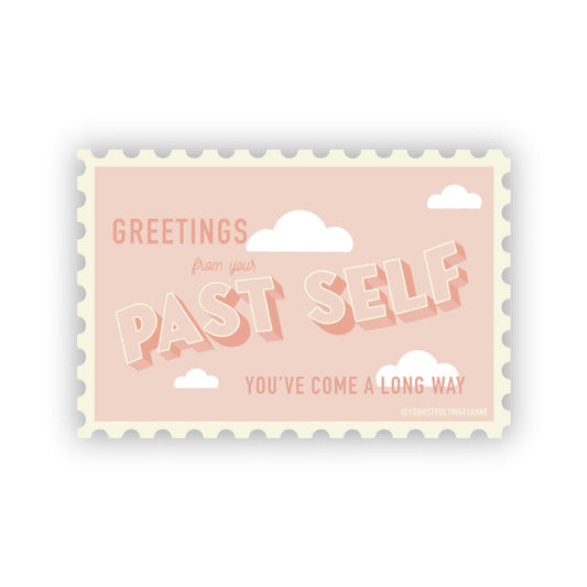 Past Self Stamp Sticker