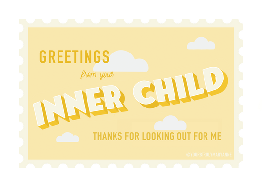 Inner Child Stamp Sticker