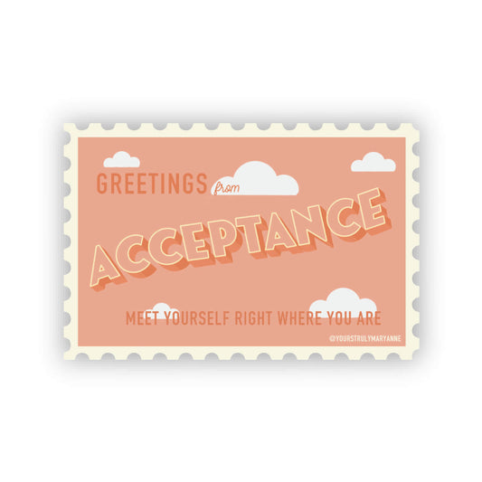 Acceptance Stamp Sticker