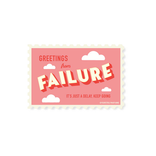 Failure Stamp Sticker