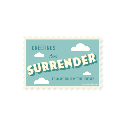 Surrender Stamp Sticker