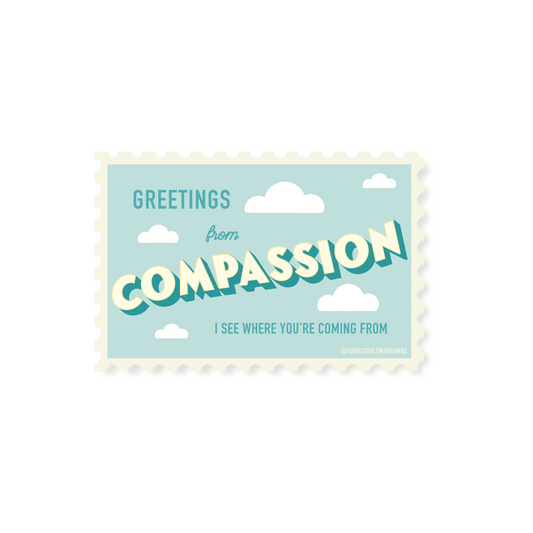 Compassion Stamp Sticker