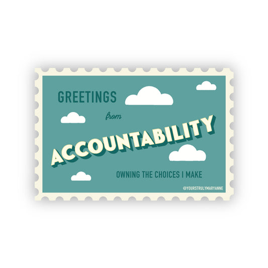 Accountability Stamp Sticker