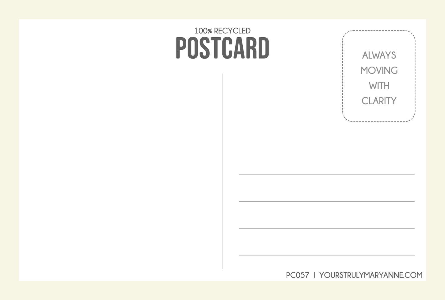 Discernment Postcard
