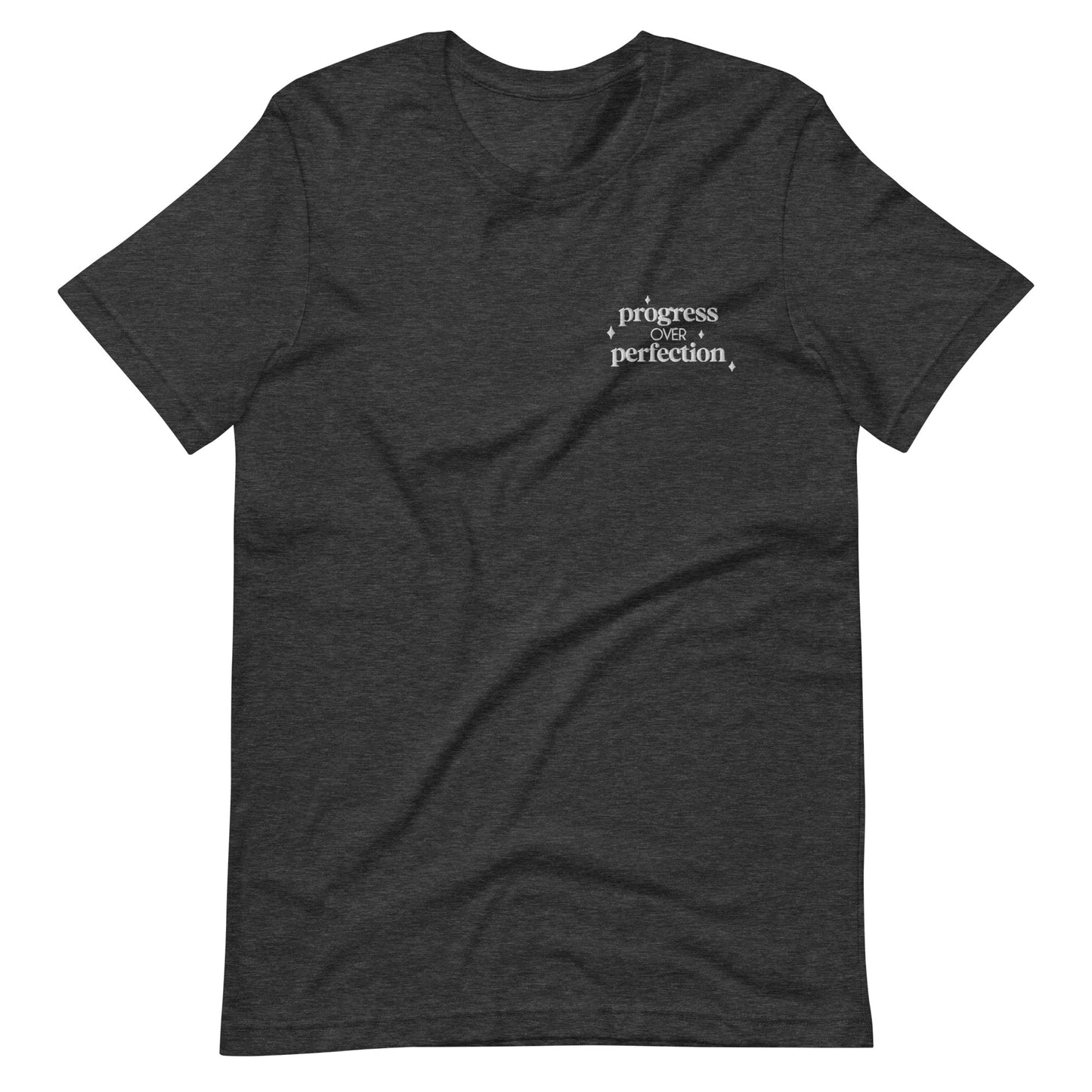 Progress over Perfection Embroidered Shirt