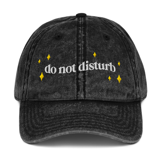 Do Not Disturb Embroidered Hat