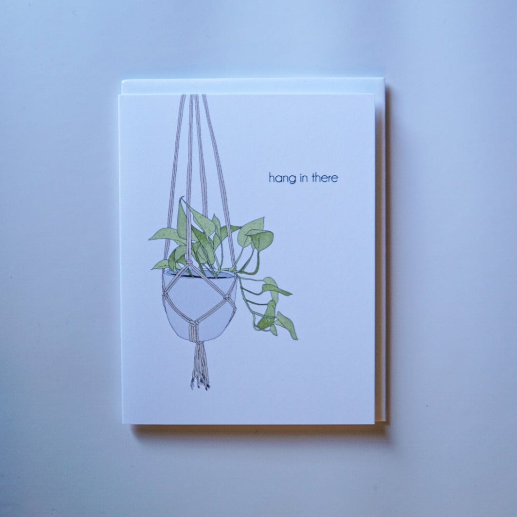 Hang in There Pothos Card