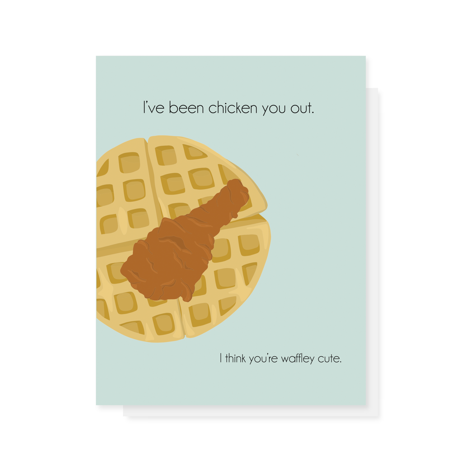 Chicken and Waffles Card